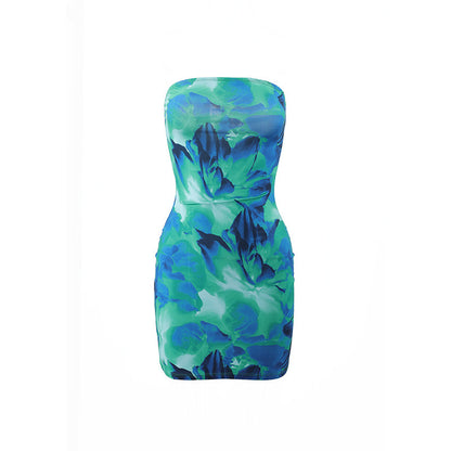 VIRAL FLOWER BREEZE MINI DRESS