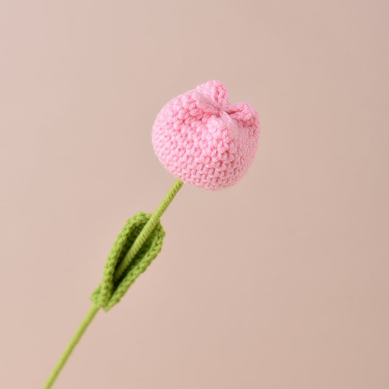 Handmade Crochet Tulip Flowers