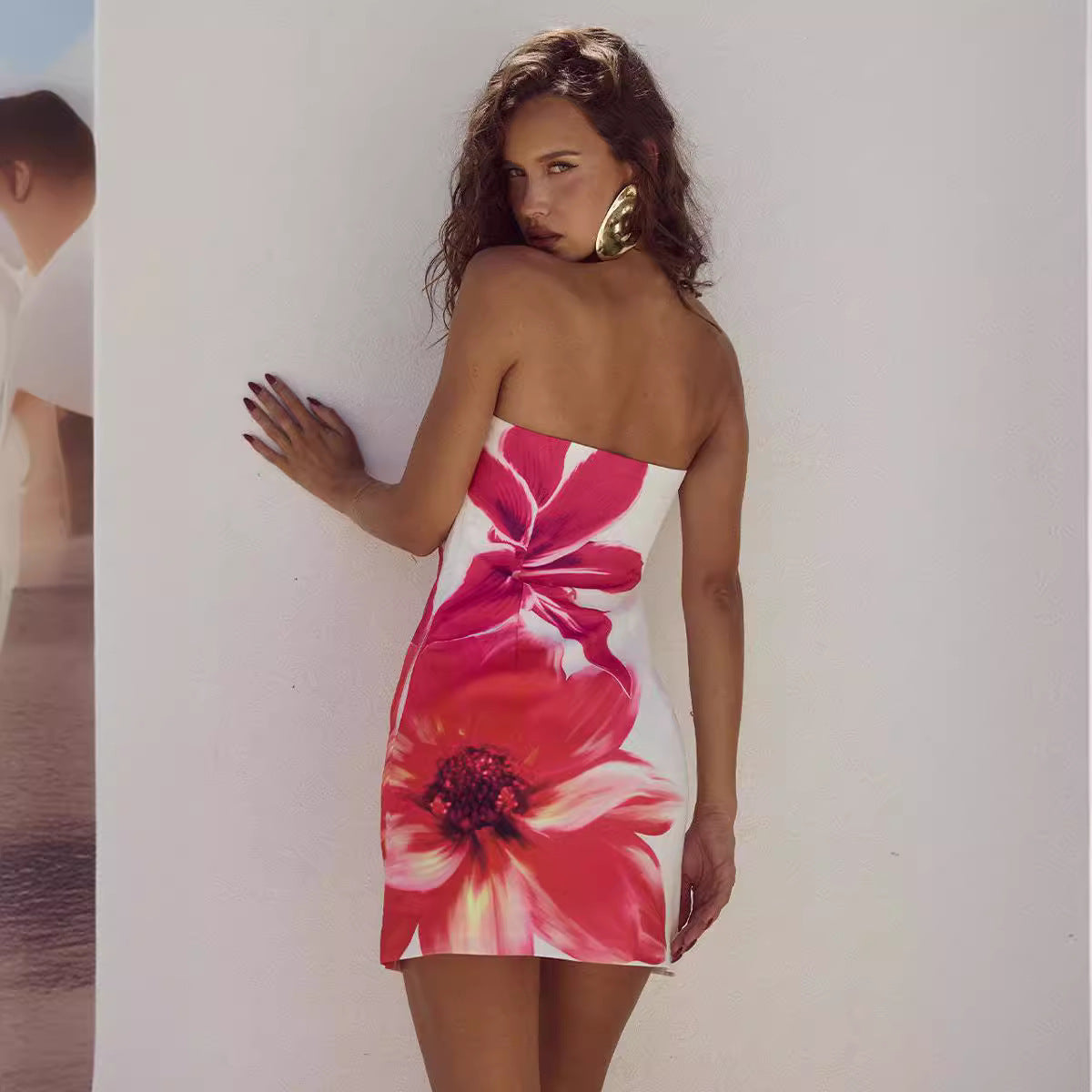 VIRAL FLOWER BREEZE MINI DRESS