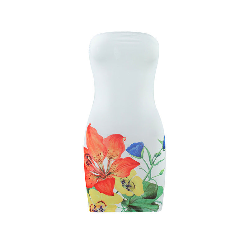 VIRAL FLOWER BREEZE MINI DRESS