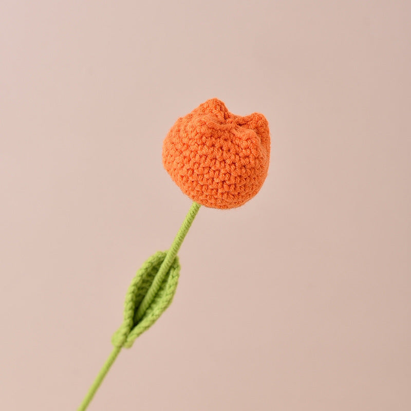 Handmade Crochet Tulip Flowers