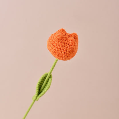 Handmade Crochet Tulip Flowers