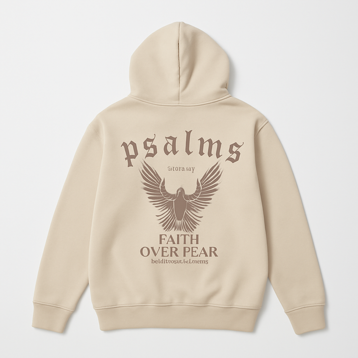 Psalms Faith Over Fear Hoodie