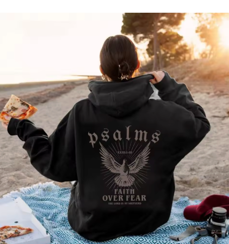Psalms Faith Over Fear Hoodie