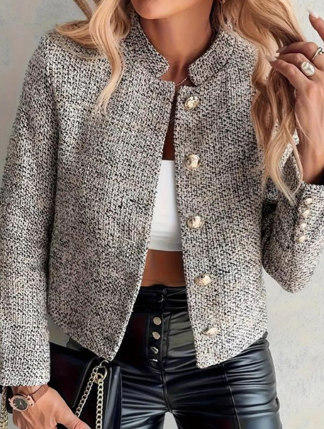 BOUCLE CROPPED PARISIAN JACKET