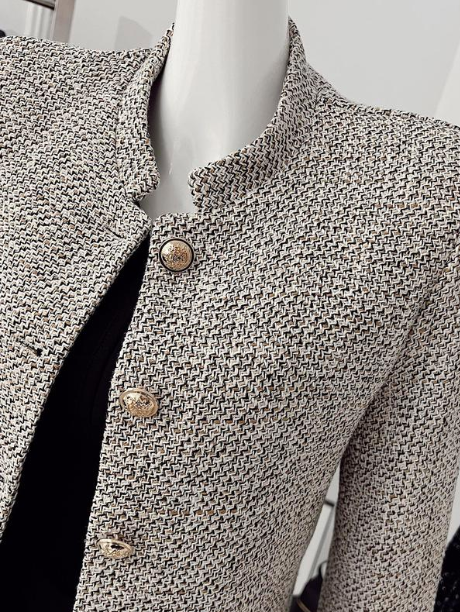 BOUCLE CROPPED PARISIAN JACKET