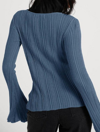 ESSENTIAL FOLD KNIT SWEATER
