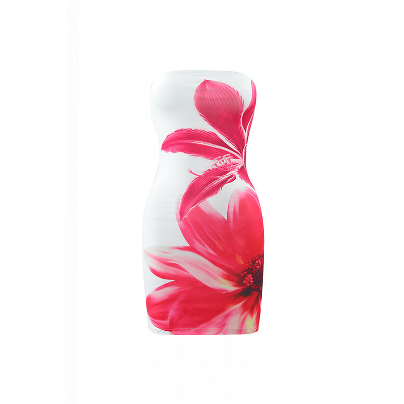 VIRAL FLOWER BREEZE MINI DRESS